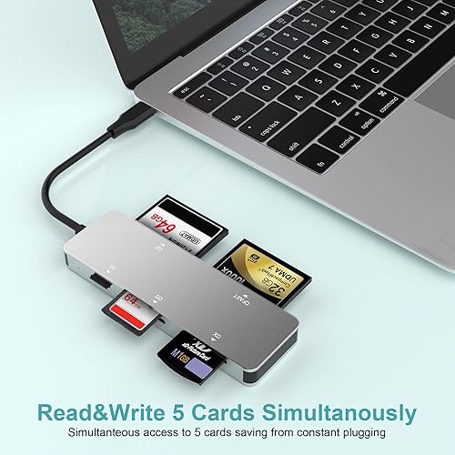 CFast Card Reader, USB C CFast Card Reader, Type-C 5Gbs