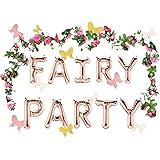 3 PCS Fairy Party Balloon Fairy Party Decoration Fairy Party Favors Fairy Garden Decoration for Fairy Theme Birthday Wedding 