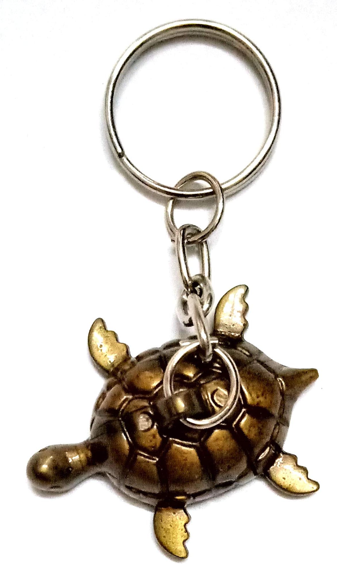Lucky Turtle Plastic Key Chain (7 X 4 cm)(Medium)(Bronze)