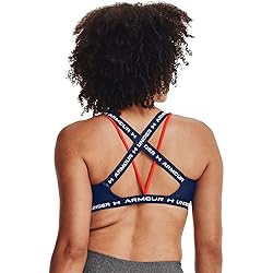 Under Armour Women's Crossback Low Bra, Indigo