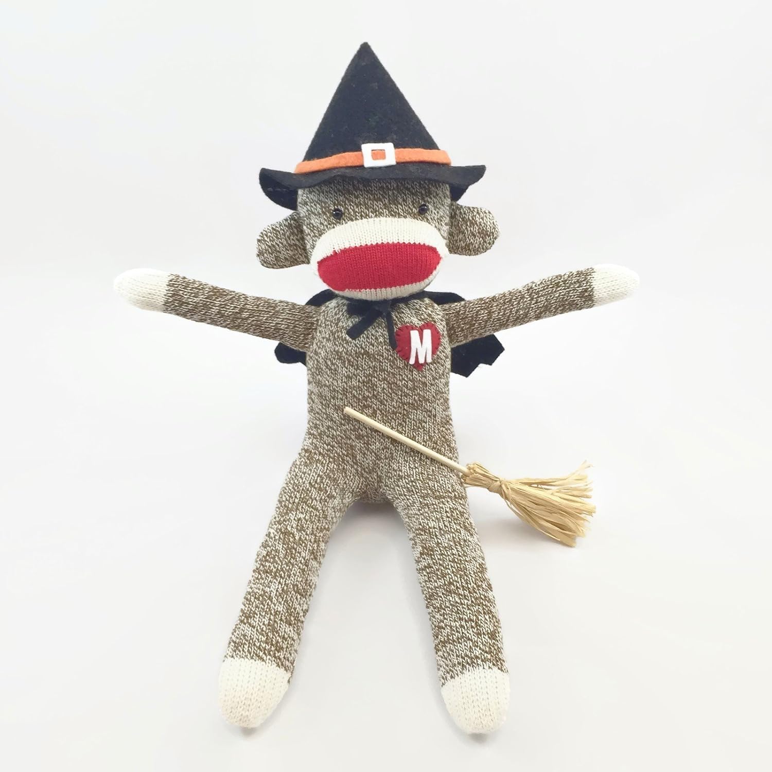 Personalized Halloween Sock Monkey Doll Handmade