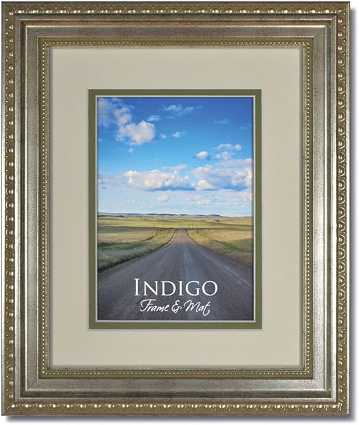 Frames Home & Garden Warm White Mats for 11x14 One 16x20 Ornate Black