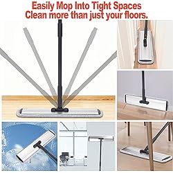 18 Professional Microfiber Mop Large Flat Mops for