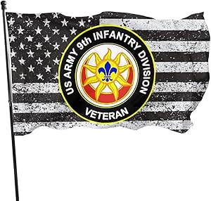 Bandera de jardín de 3 x 5 pies Veterano del ejército estadounidense de