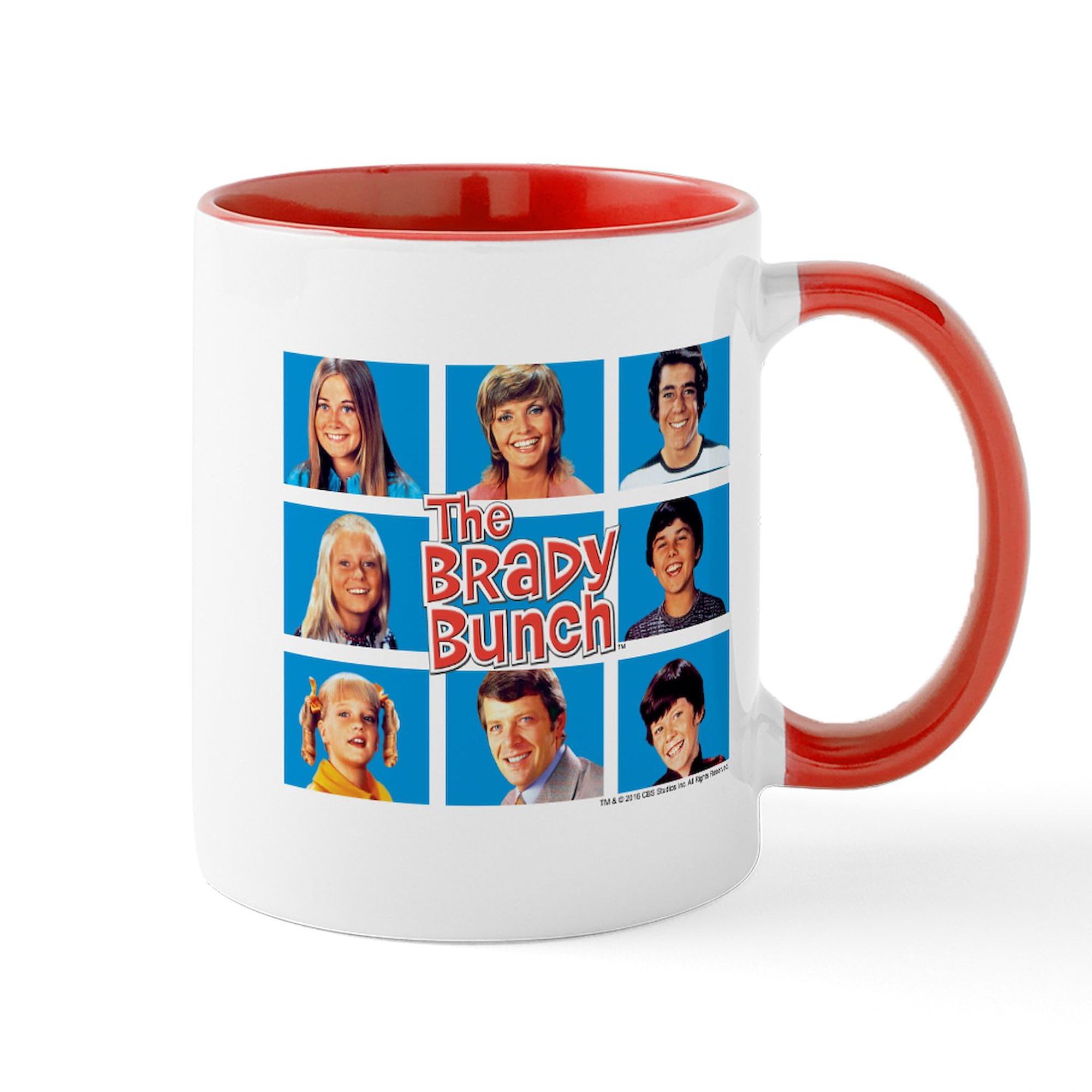 CafePress The Brady Bunch Grid Mug 11 oz