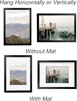 RUN HELIX Frame 50 x 70 cm Black Wooden Photo Frame Plexiglass Wall Mount view 4