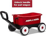 Radio Flyer Push & Pull Walker Wagon with Teddy Bear Red view 4