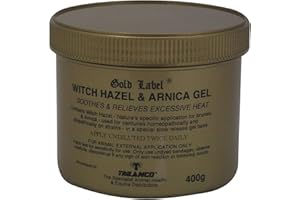 Witch Hazel and Arnica, Gold Label, Soothes Bruising and Swelling in Horses,