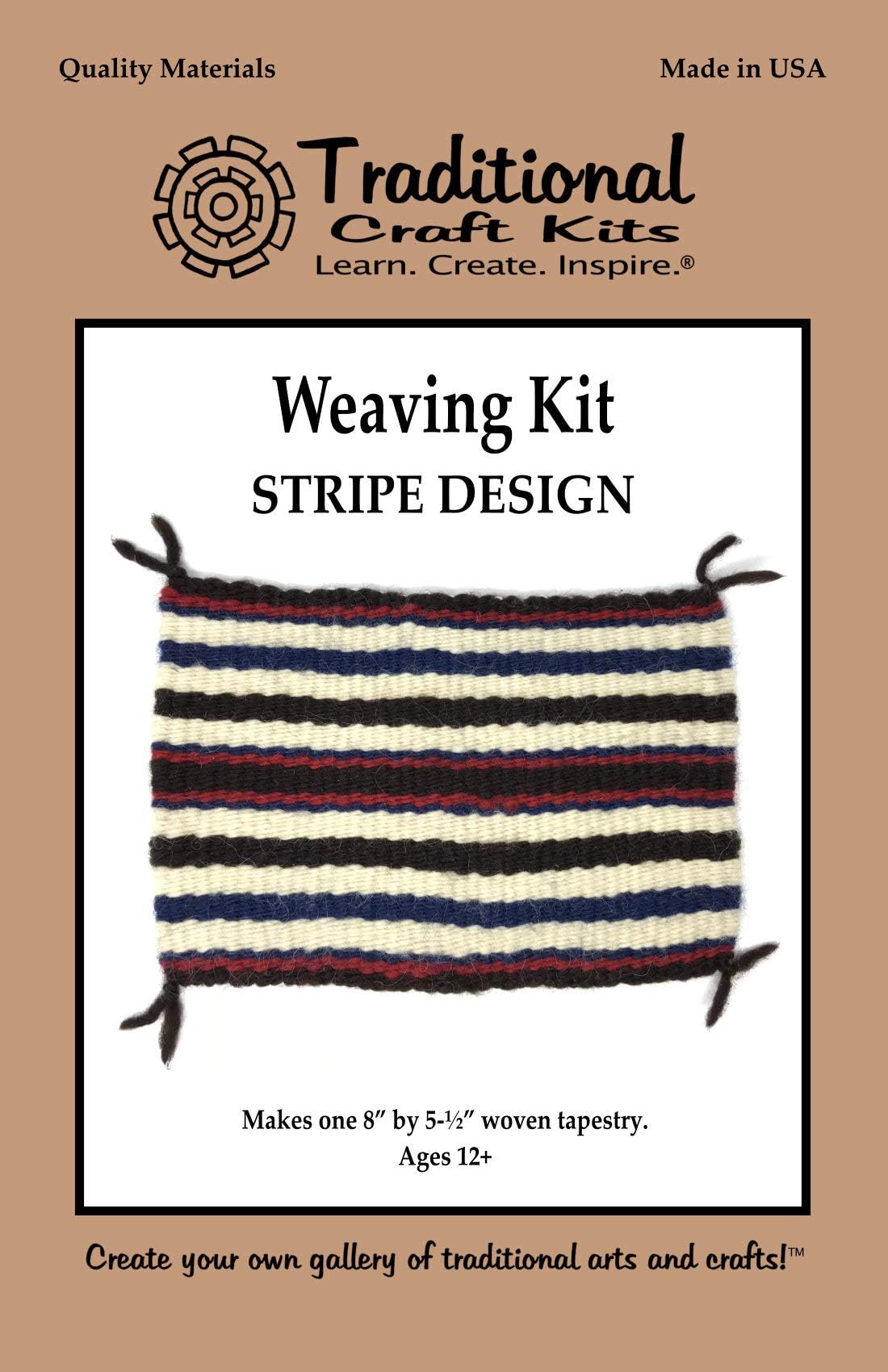 Traditional Craft KitsWeaving Kit - Stripe Design