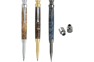 Penn State Industries PKCARPSS Mechanical Carpenter 2mm Pencil Kit Starter Set Package Woodturning Project