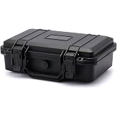 Mayouko Portable Tool Box with Shock- Proof Sponge, Water Proof Grade IP67, Waterproof Hard Case with Foam Insert, Shockproof Carrying Case, Explosion Proof Box, 11.6"L&times;8.3"W&times;3.9"H
