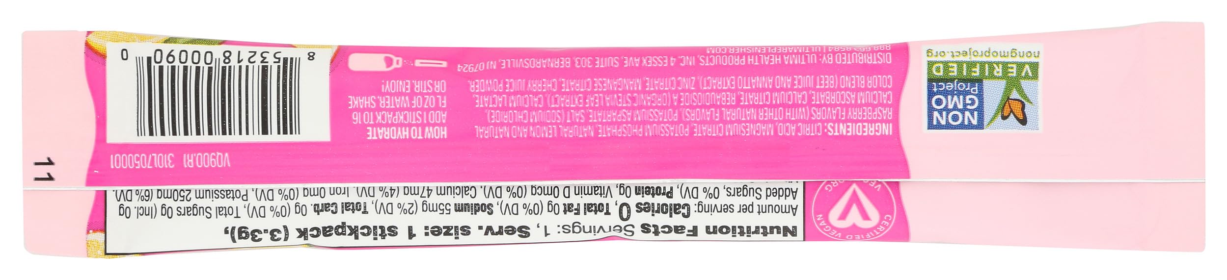 Ultima Replenisher Pink Lemonade Electrolyte Drink Mix Single, 0.12 Oz