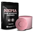 Nepia 30 Pcs CGM Sweatproof Adhesive Patches for Libre 1/2/3, Enlite, Guardian, Dexcom G7, Sensor Covers for 14 Days Long-Lasting Protection &Comfortable Fit（Pink）