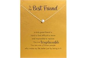 BAYDURCAN Sister Gifts from Sisters, Sister Necklaces Best Friend Necklace for Women. Christmas, Birthday, Graduation Gifts with Wish Card