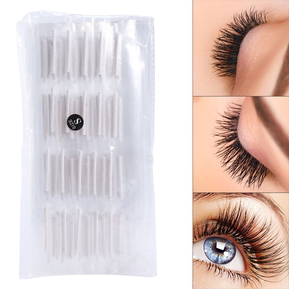Brino Eyelash Curling Bar, 2 Sizes, 200 Units, Includes Eyelash Comb