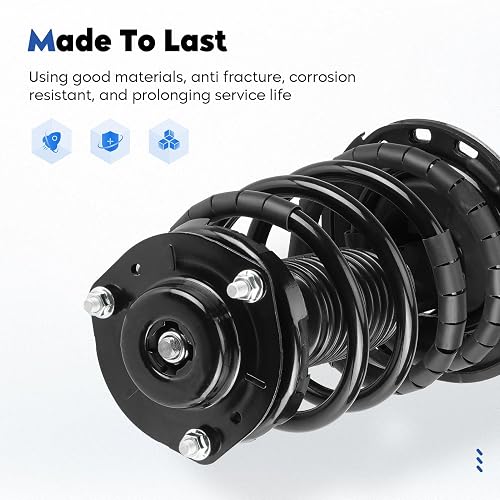 Unity Automotive Front Right Complete Strut Assembly – 2007-2011 Toyota Camry, 1-Year Warranty - View #4