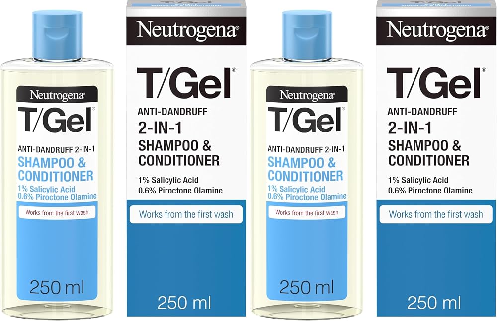 Neutrogena T/Gel 2 in 1 Anti Dandruff Shampoo & Conditioner Jasmine 250ml Pack