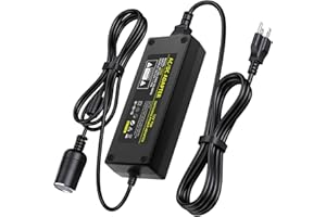 XHORSE 110V-240V to 12V 120W/10A Car Cigarette Lighter Socket AC/DC Power Supply Adapter for Car Inflator Refrigerator Vacuum Cleaner Stand-up Paddleboard (SUP) Pump