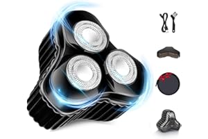 SAKIOO Mini Electric Razor for Men, 2024 Upgrade Mini Shaver, Pocket Size Portable Electric Shaver, USB Rechargeable, Waterproof, Easy to Use One-Button, Suitable for Home, Car, Travel, Gift for Men