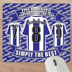 West Brom - Alfombrilla de ratón personalizable, diseño de ...