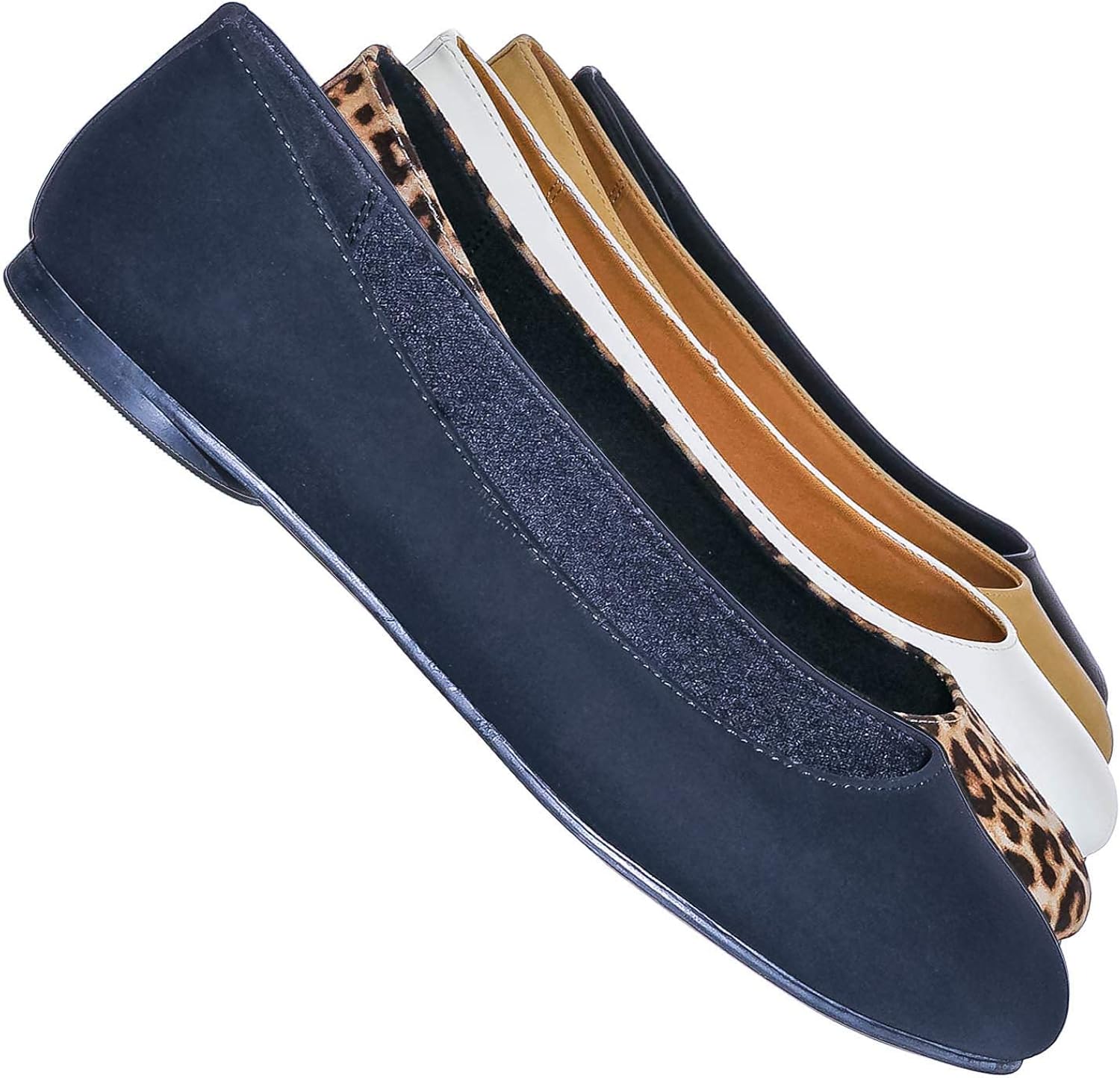 round toe ballet flats