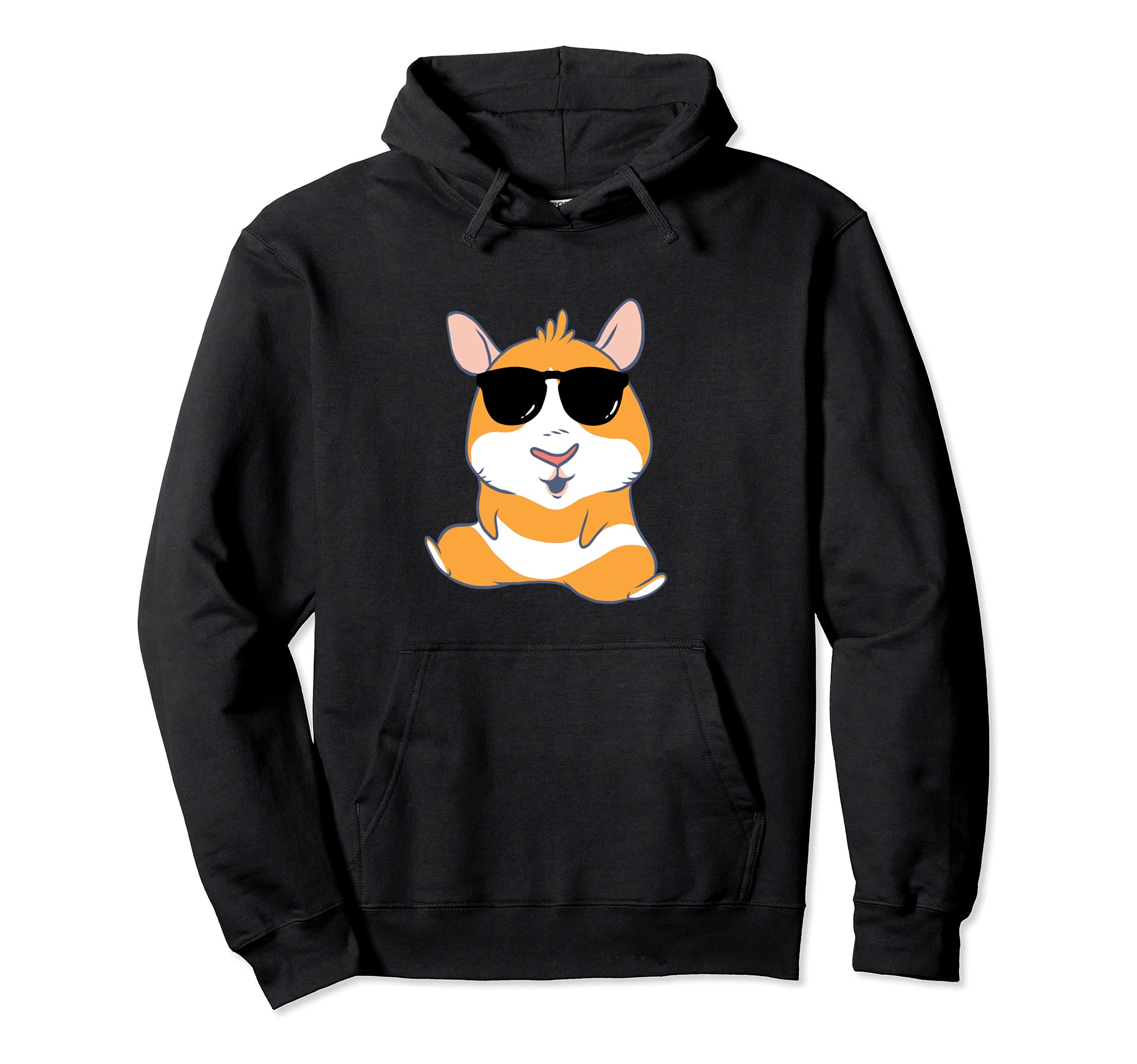 cool cute Hipster Guinea Pig Sunglasses Pet Animal Pullover Hoodie