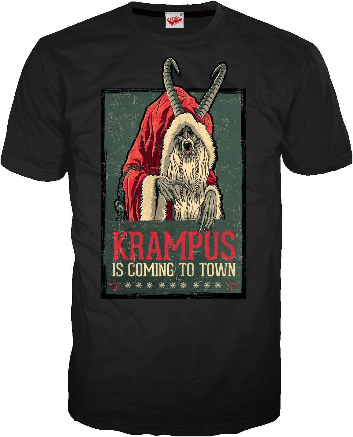 Krampus Men's Poster Vintage T-Shirt