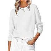 ANRABESS Women’s Long Sleeve Sweaters Cropped Crew Neck Business Casual Light Weight Sweater Tops Fall Fashion Clothes 2025