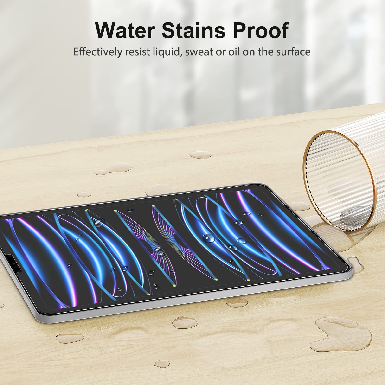 SPARIN 3 Pack Screen Protector for iPad Air 5th 4th Generation 10.9 inch (Air 5/4) 2022/2020, iPad Pro 11 inch (2022/2021/2020/2018), Tempered Glass, Case Friendly, Anti-Scratch