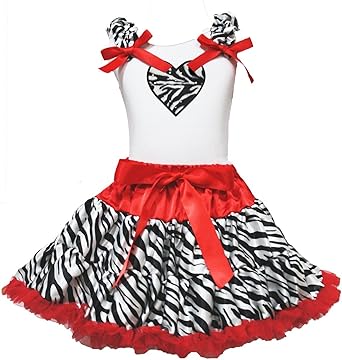 red zebra skirt