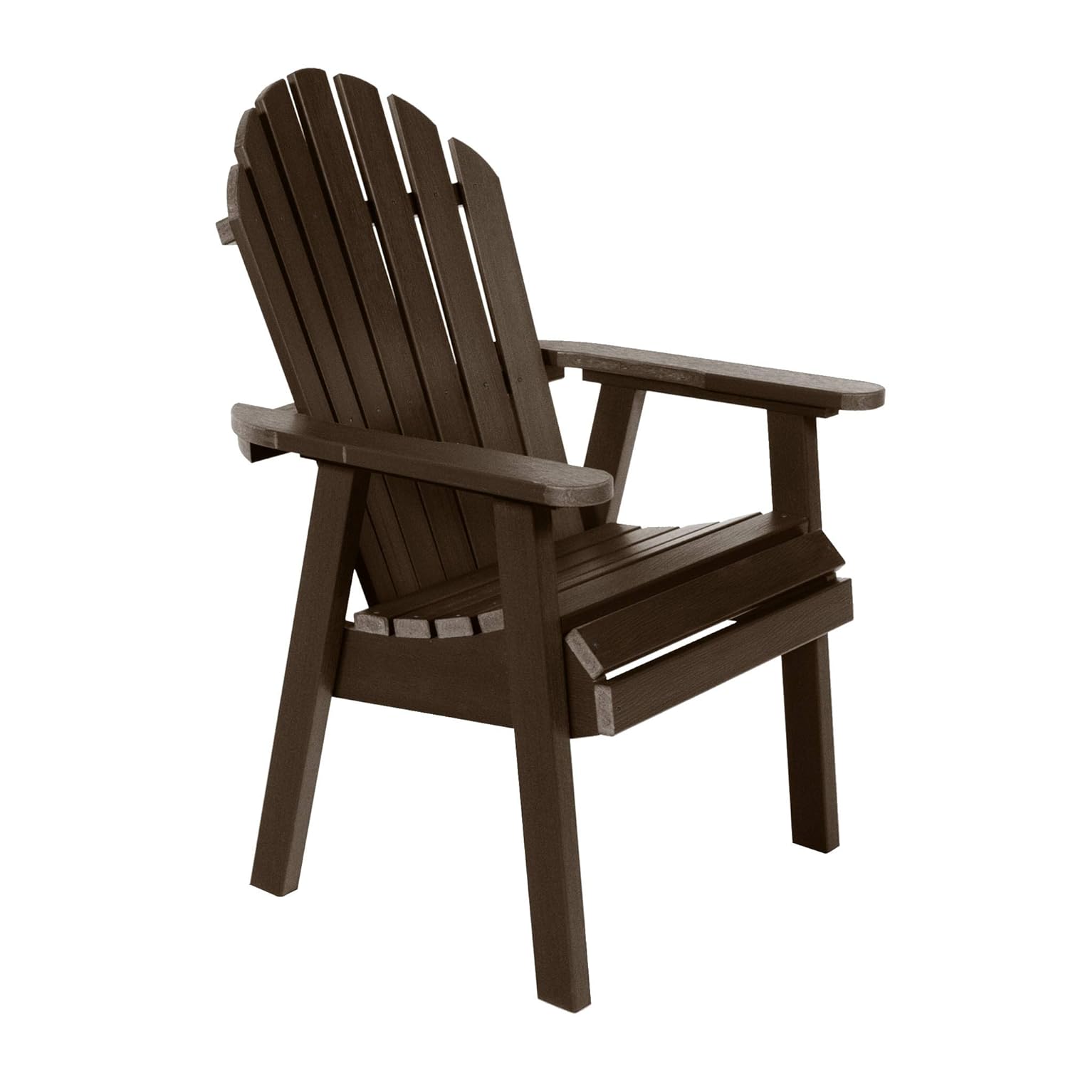 Sequoia Professional CM-CHRSQD2-ACE Commercial Grade Muskoka Adirondack Deck Dining Chair, Weathered Acorn