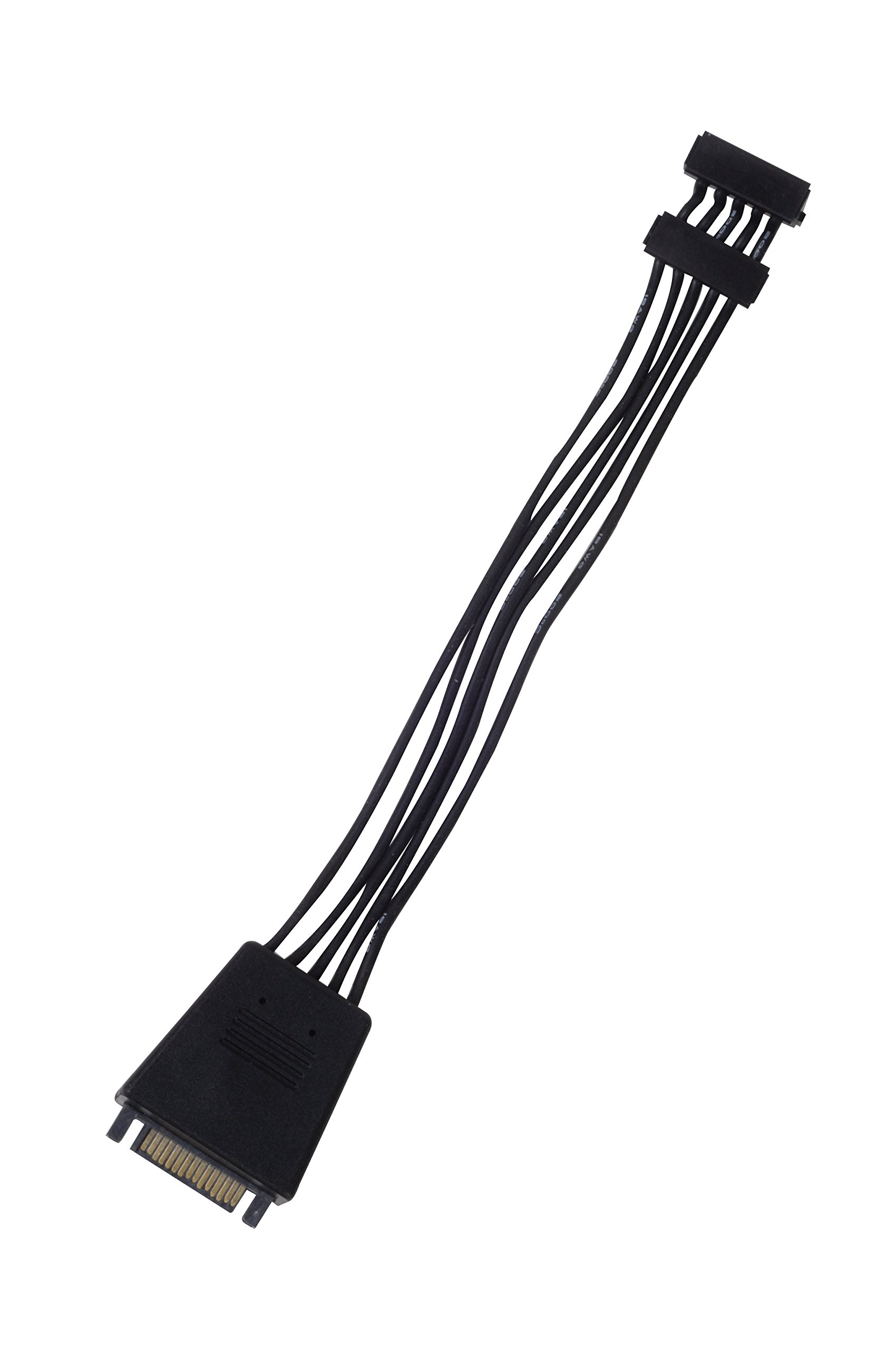 SilverStone SST-CP06-E2 - One to Two SATA Connectors Adapter (Super Flexible) Cable, two 2200µF capacitors