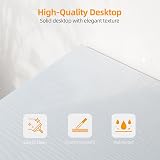 BEXEVUE L Shaped Corner Desk 120x70 cm White Computer Gaming Desk view 7