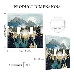 Sghxwp Boho Mountain Forest Abstract Sunset Sunrise