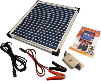 Kit de panel solar de 15 W para cargar y mantener la batería ...
