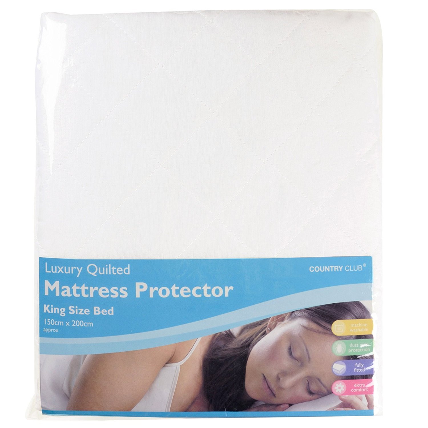 ANTI BACTERIAL QUILTED MATTRESS PROTECTOR (KING BED) Amazon.co.uk