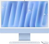 Apple iMac 24-inch All-in-One with M4 chip 10-core CPU GPU 16GB 256GB Blue
