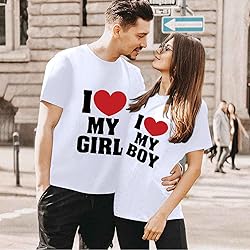 Couple T Shirts for Him and Her,Couple T-Shirts for