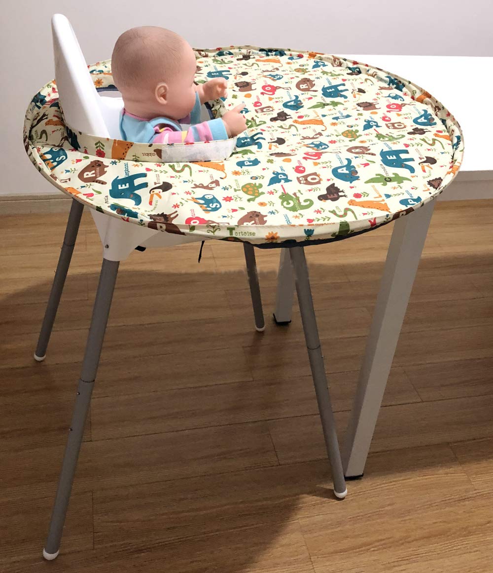 bib that covers baby and high chair