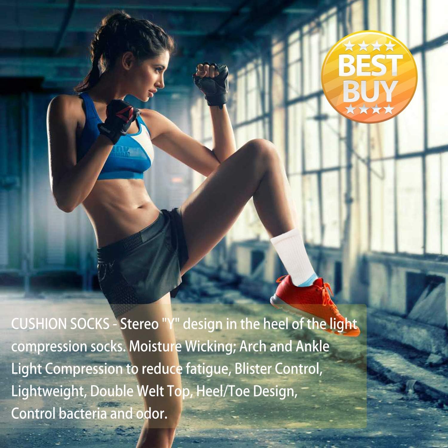 Compression Socks Plantar Fasciitis for Women Men (4/7 Pairs), 8-15 mmhg Athletic Sock Arch Support Flight Travel Nurses : Clothing