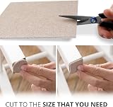 X-Protector 8pk Beige Felt Furniture Pads 15x11cm Large Sheets Cut to Size view 4