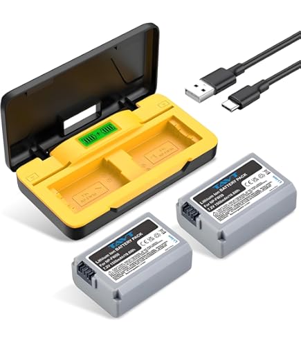 Amazon.com : Kastar 3-Pack NP-FW50D Battery Replacement for Sony