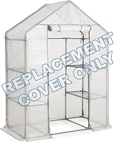 Taylor & Brown Walk In Greenhouse Cover Heavy Duty Replacement 143x73x195cm view 1