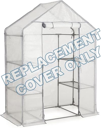 Taylor & Brown Walk In Greenhouse Cover Heavy Duty Replacement 143x73x195cm