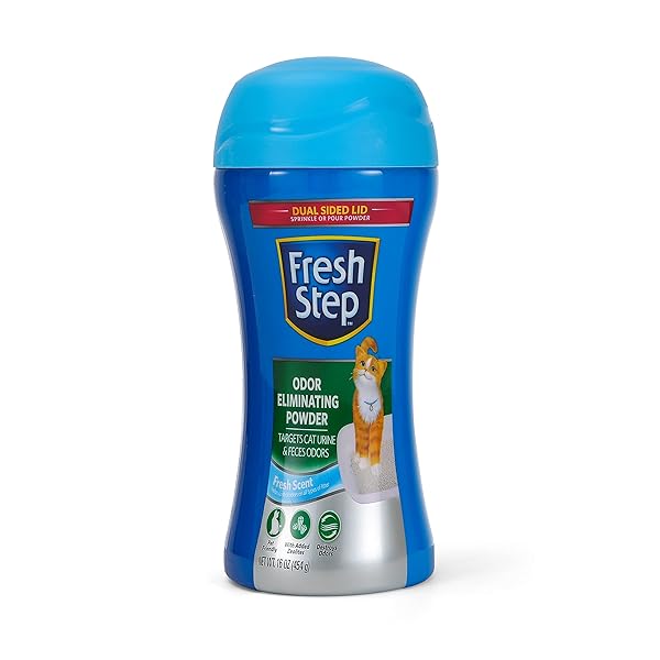 FRESH STEP CAT LITTER BOX ODOR ELIMINATING POWDER...