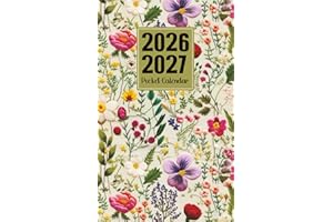 Pocket Calendar 2026-2027: 2 Year Monthly Planner for Purse from January 26 to December 27 with Canadian Holidays.
