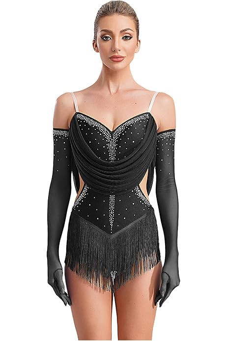 Latin Dance Wear Men's Sheer Mesh Latin Dance Top