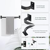 Mooche 40CM Stainless Steel Towel Rail Wall Mounted SUS304 Single Bar view 5