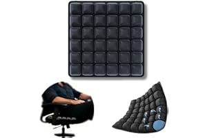 Inflatable Seat Cushion, Pressure Relief Airplane Seat Cushion for Long Flights Without Air Pump, Portable Car Seat Cushions,