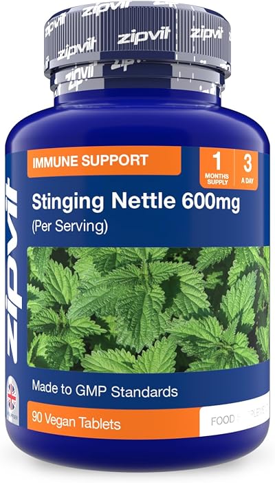 Zipvit Stinging Nettle 600mg 90 Tablets High Strength Vegetarian